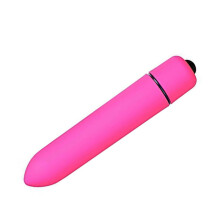 Waterproof 10 Different Vibration Modes Bullet Vibrator GSpot Hot Pink