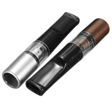 2 Cigarette Filter Holders, Paired With Washable Filters