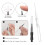 20 Pcs Micro Eyebrow Brush With Cap,eyebrow Spoolie Brush Micro Eyebrow 2