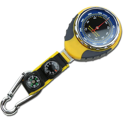 Altimeter,barometer,compass,thermometer,4-in-1 Portable Multifunctional Mountaineering Barometer