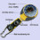 Altimeter,barometer,compass,thermometer,4-in-1 Portable Multifunctional Mountaineering Barometer 4