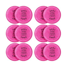 12 Pcs 2091 P100 Particulate Filter Replacement For 6000 6200 6800 7000 Ff-4 Model 2091 P100 Filter