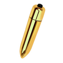 Waterproof 10 Different Vibration Modes Bullet Vibrator G Spot Gold