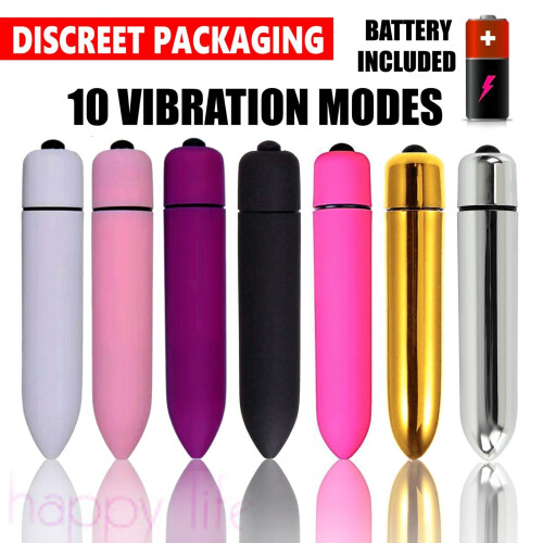 Waterproof 10 Different Vibration Modes Bullet Vibrator G Spot Gold 1