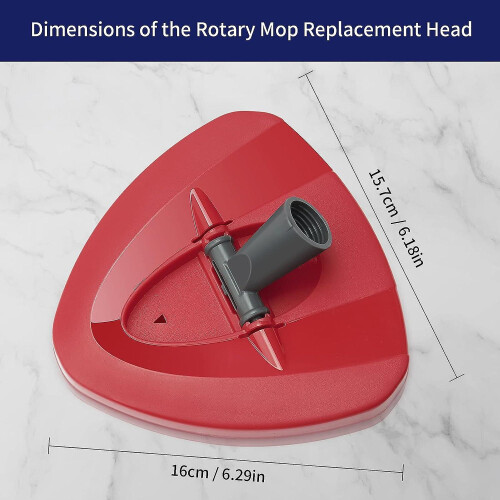 Spin Mop Replacement Base Head For Vileda Mop, Triangle Spinning Mop Head Disc For Vileda Easy Wring Mop -plastic Base Case Disc Accessories Part 1