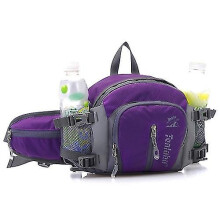 (Purple) Tanluhu Tlh322 Multi-function Outdoor Waist Bag Hiking Riding Kettle Bag Travel Slr Camera Bag