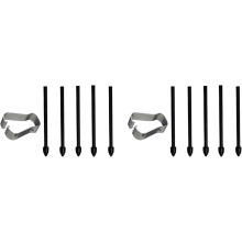 10 Pcs Stylus Refill Replacement Stylus Touch Pen Tip Substite Nib Galaxy Note20/Note10/Tab S6/Tab S7-Black