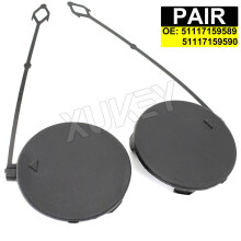 (Peer) Towing Hook Cover Of Front Bumper, For Bmw X5 E70 07-10, Right Left Towing Cap, Non-cushioning Trailer 51117159589 51117159590