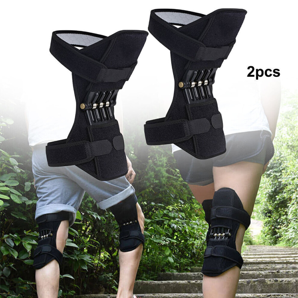 2pcs Power Knee Support Lift Joint Brace Pad