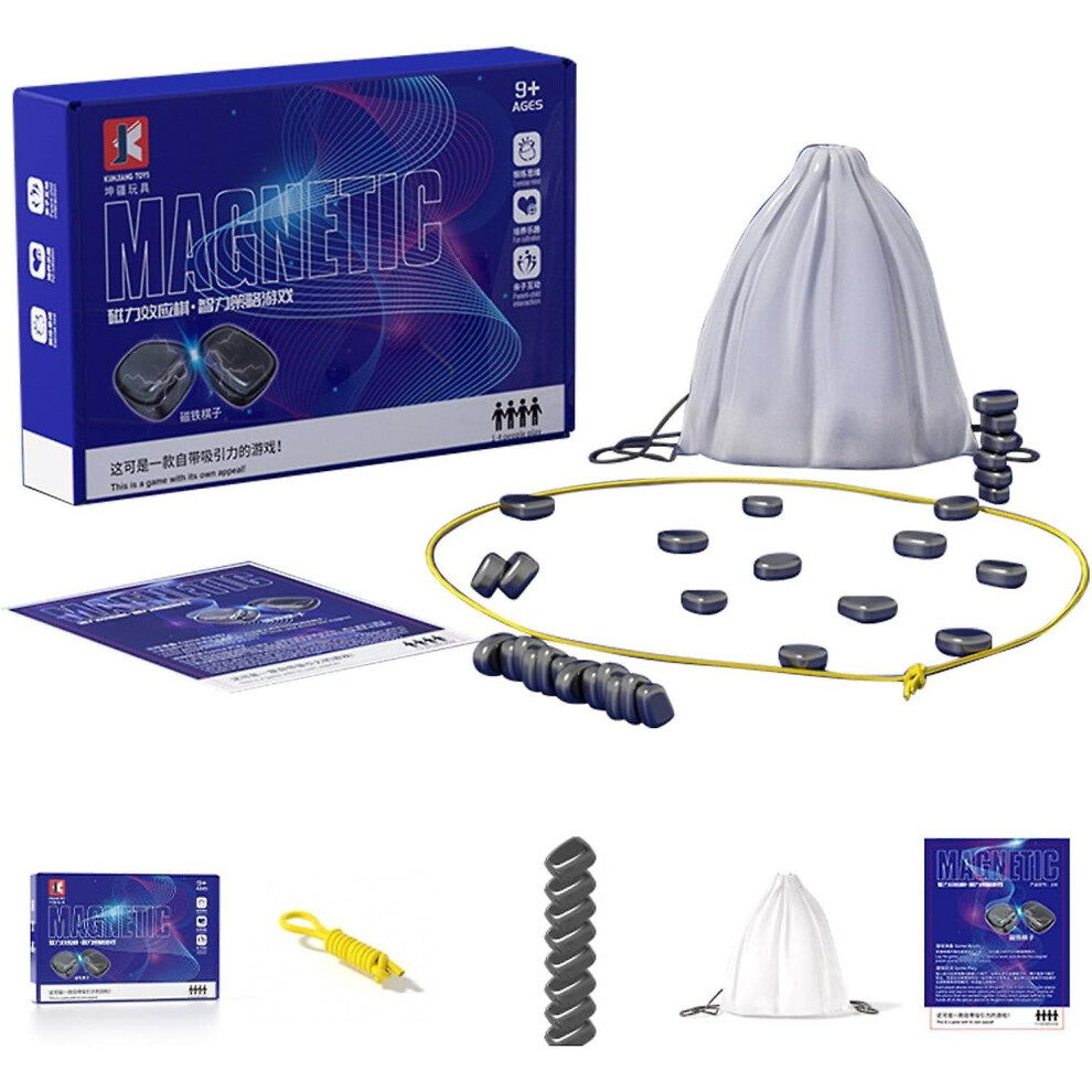 Chess Board Magnetic - Chess Board Game With Magnetic Effect - Educational Checkers Game, Portable Chess Board Party Supplies For Family Gathering And-image-OPC-PDQDRN8-NEW