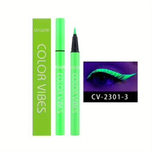 (CV2301-3#) 8 colors Waterproof UV Glow Neon Liquid Eyeliner Set - Smudge Proof