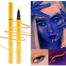(CV2301-8#) 8 colors Waterproof UV Glow Neon Liquid Eyeliner Set - Smudge Proof