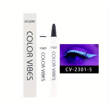 (CV2301-5#) 8 colors Waterproof UV Glow Neon Liquid Eyeliner Set - Smudge Proof