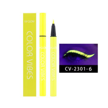 (CV2301-6#) 8 colors Waterproof UV Glow Neon Liquid Eyeliner Set - Smudge Proof