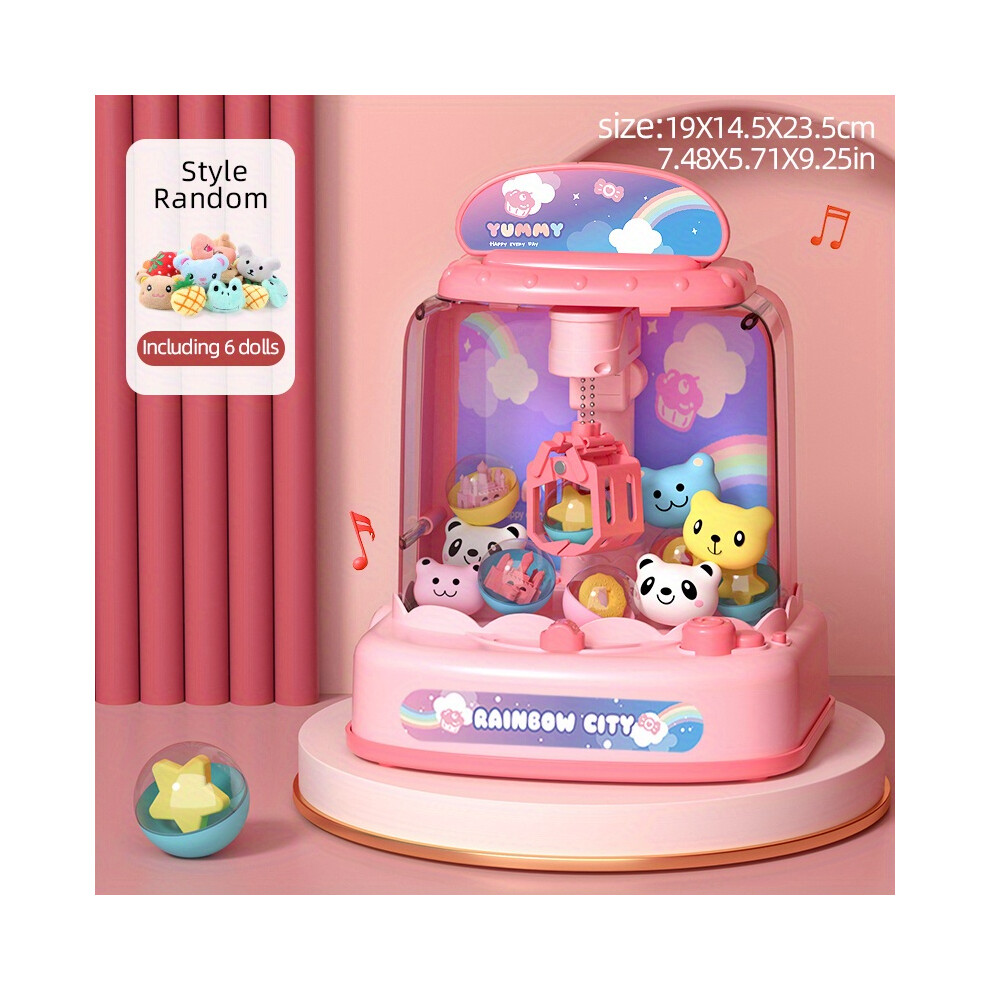 Flemye (19.5*15.5*24.5Cm) Kids' Electronic Claw Machine With Lights, Sounds, & Prizes