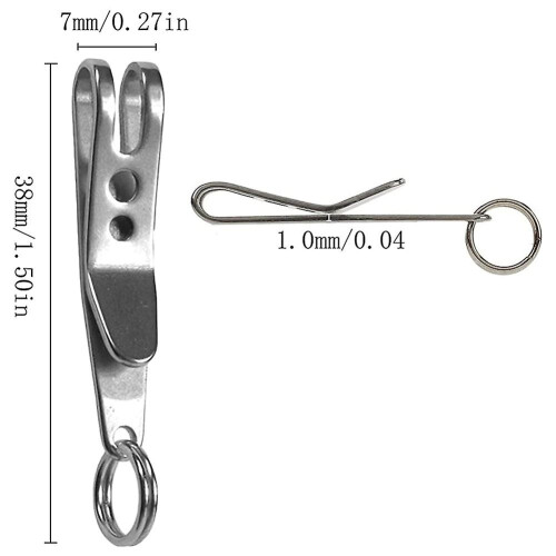 Multi-purpose Clip Keychains Suspension Clip Tool With Carabiner Perfect For Hanging Tools, Flashli 2