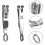 Multi-purpose Clip Keychains Suspension Clip Tool With Carabiner Perfect For Hanging Tools, Flashli 2