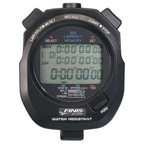 Stopwatch 3x-100m Memory Black