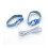 Adjustable Estim Wrist Strap Components 4pcs Blue Stim Loops 4pcs White Wires 1