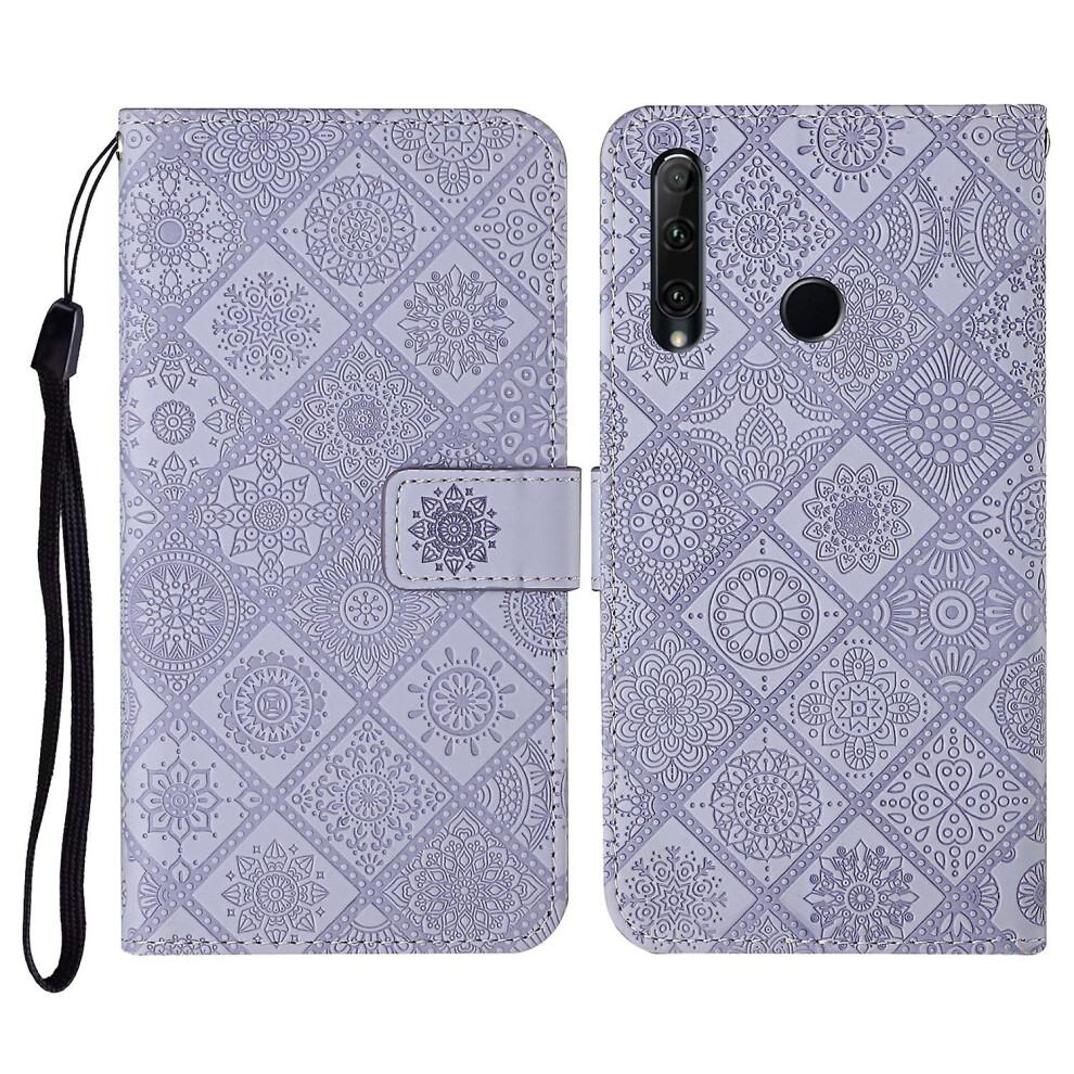 (Purple) Ethnic Style Pu Case Huawei Honor 20 Lite / 10I Purple 9497821200688