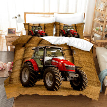 (Style 11, Single(135X200CM/2PCS)) Tractor Series Bedding Single Double Duvet Cover