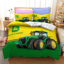 (Style 15, Single(135X200CM/2PCS)) Tractor Series Bedding Single Double Duvet Cover