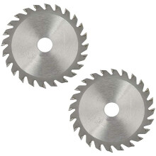 2 Pack 24 Tooth Carbide Circular Saw Blades For Cutting Wood 85 X 15 Mm