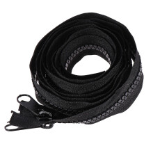 200 Cm Black Purses Women Garment Zipper Separating Plastic Zipper Tent Zippers Heavy Duty Tent Repair Zippers