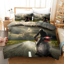 (Style 12, Single(135X200CM/2PCS)) locomotive Bedding Single Double Duvet Cover UK