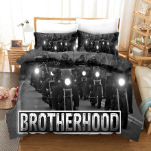 (Style 13, King(220X240CM/3PCS)) locomotive Bedding Single Double Duvet Cover UK
