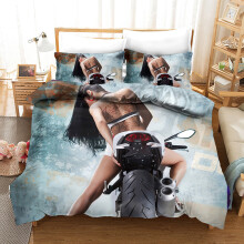(Style 15, King(220X240CM/3PCS)) locomotive Bedding Single Double Duvet Cover UK