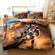 (Style 02, King(220X240CM/3PCS)) locomotive Bedding Single Double Duvet Cover UK