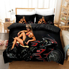 (Style 01, Double(200X200CM/3PCS)) locomotive Bedding Single Double Duvet Cover UK
