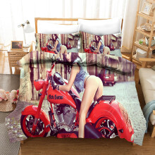 (Style 14, King(220X240CM/3PCS)) locomotive Bedding Single Double Duvet Cover UK
