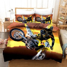 (Style 09, King(220X240CM/3PCS)) locomotive Bedding Single Double Duvet Cover UK