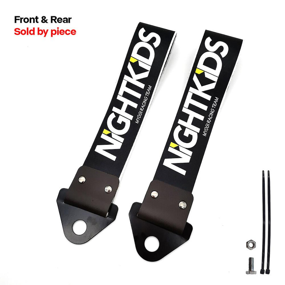 Jdm Racing Style Tow Strap Universal Race Towing Bars Nylon Car Trailer Ropes Hook For Speed Hunters Hks Initial D 9497821203016