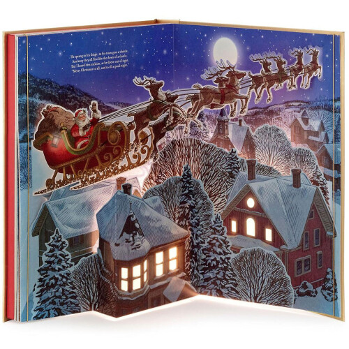 The Night Before Christmas Pop-up Book(light 2