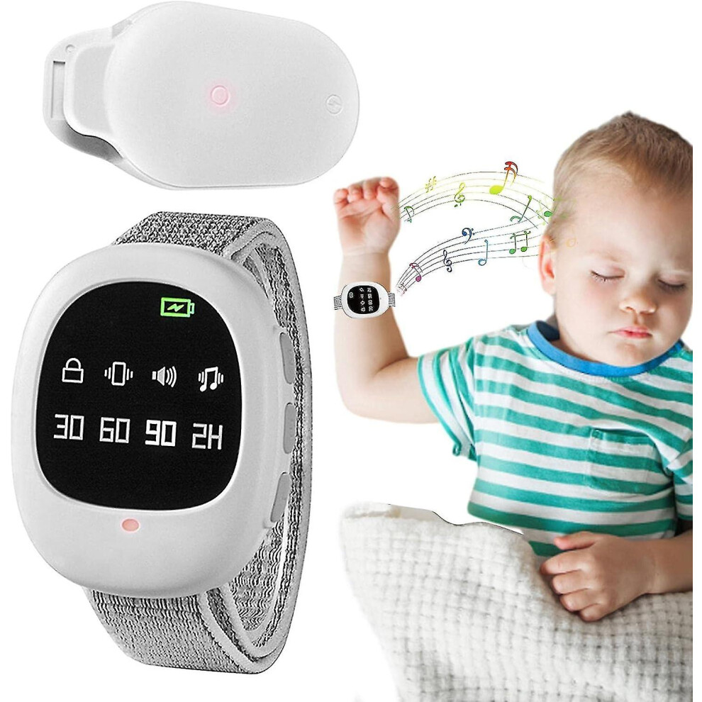 Bedwetting Alarm For Children, Wireless Bedwetting Alarm, Rechargeable Potty Training Watch, Bed Wetting Alarm