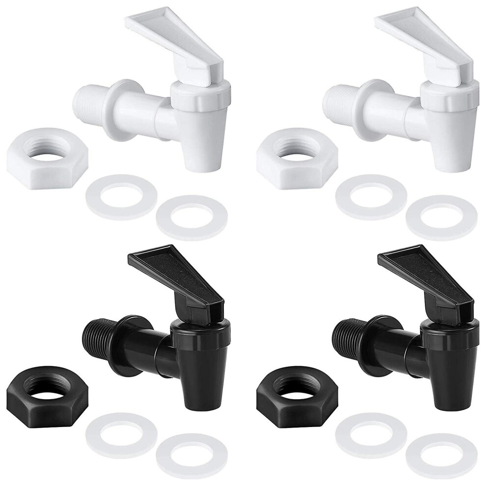 4 Sets Replacement Cooler Faucet Water Bottle Jug, Dispenser Tap Spigot Spout Water Beverage Lever 9497821207984