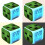 Alarm Minecraft Clock Led Night Light Green Plastic Casing  Modern Minimalist 7