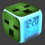 Alarm Minecraft Clock Led Night Light Green Plastic Casing  Modern Minimalist 5