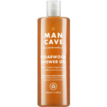 MANCAVE Cedarwood Shower Gel 500ml for Men Fresh/Wood Aroma Natural Formulation Sulphate & Paraben Free Vegan Friendly Recycled Plastics