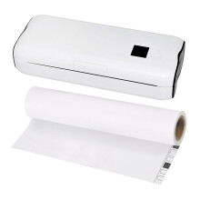 (Only Paper 50pcs) Mini Household Inkless A4 Printer Multifunctional Mobile Printer For Picture Journal