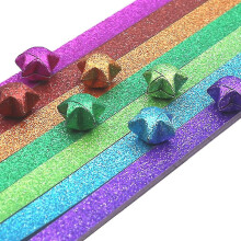 Origami Stars Papers Package Diy Paper, 360/520 Sheets, Multi-color Glitter Origami For Kids Arts And Crafts Projects