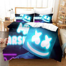 (Style 06, Single(135X200CM/2PCS)) Marshmallow DJ Bedding Single Double Duvet Cover