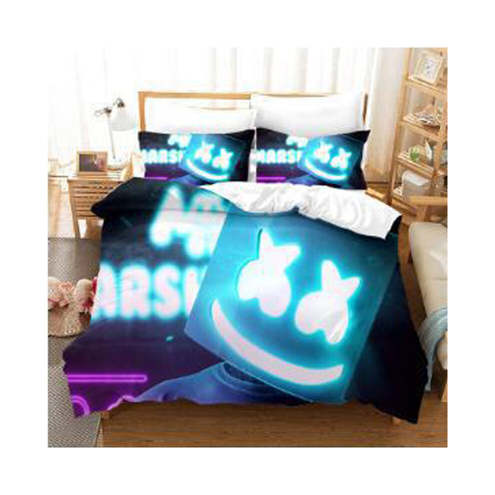 Xcsgsra (Style 06, Single(135X200cm/2Pcs)) Marshmallow Dj Bedding Single Double Duvet Cover Not,Specified