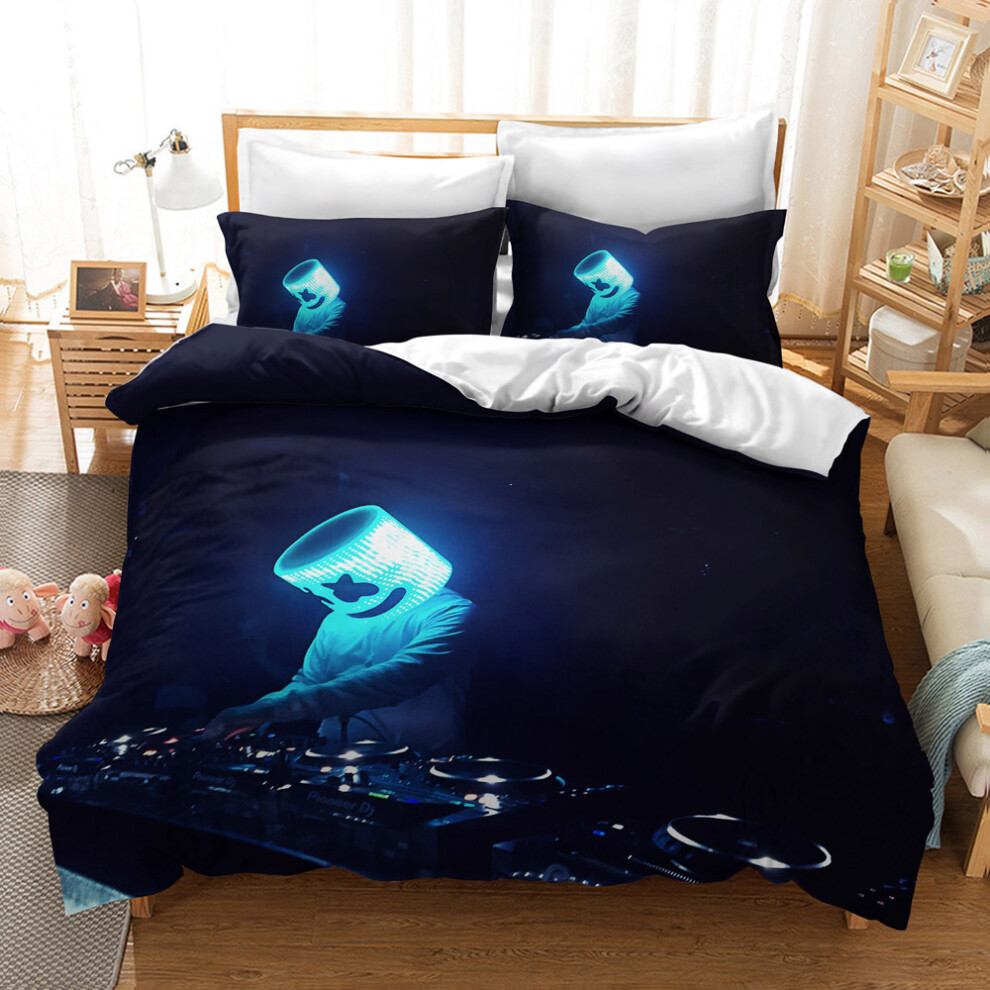 (Style 07, Single(135X200CM/2PCS)) Marshmallow DJ Bedding Single Double Duvet Cover