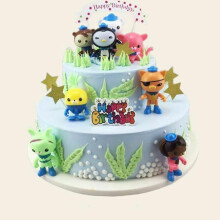 8pcs/set The Octonauts Animal Figures Octo Crew Pack Playset Action Figure Toys Kids