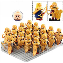 (1734) Military Figure Building Block Ancient Roman Warrior Series Spartan Warrior Brick Toy Puzzle Toy