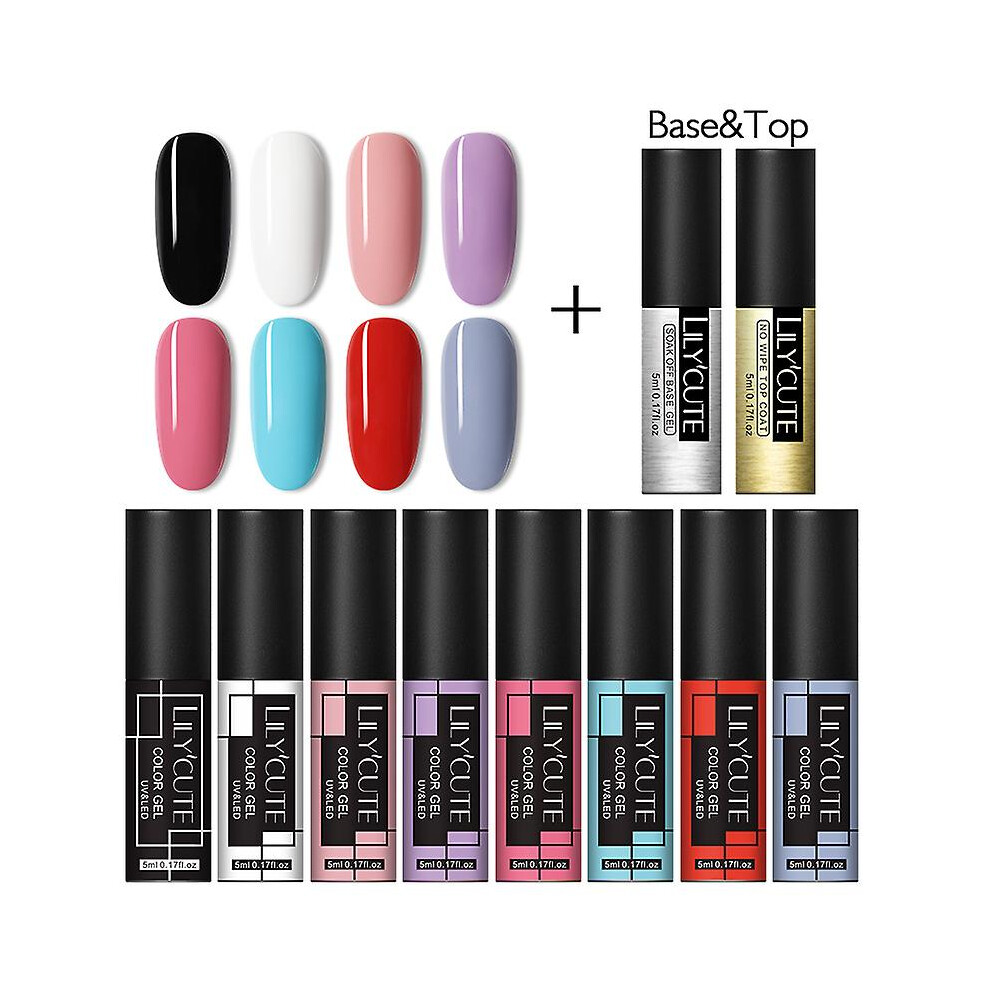 60/40/20/10pcs Farben Gel Nagellack Set Glitter Sommer Farbe Soak Off Gel Uv Gel Nail Art Lack Fr Anfnger10 Colors Set 13